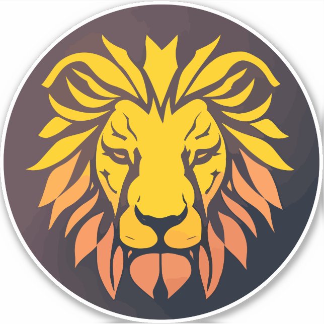 Golden Lion head emblem (Front)