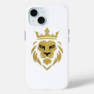 🦁 Golden Lion Luxury Phone Case – Powerful & Bold