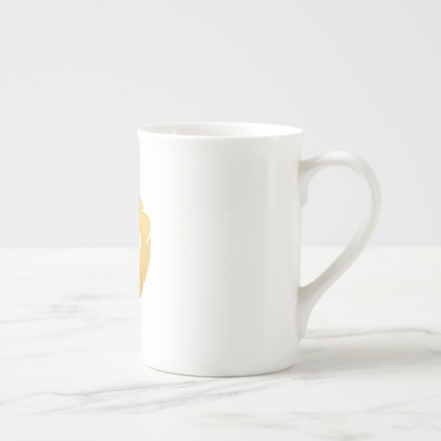 Golden Lion Of Dowd  Bone China Mug (Right)