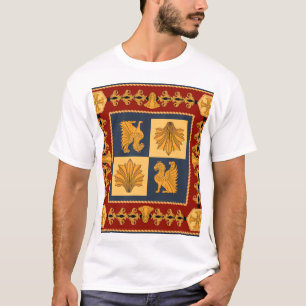 Golden lions: Art Nouveau scarf design T-Shirt