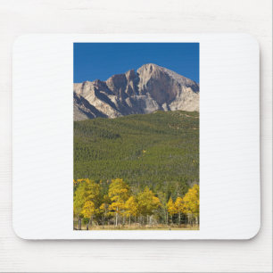 Golden Longs Peak View Mouse Pad