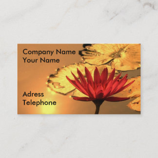 Golden Lotus Business Card