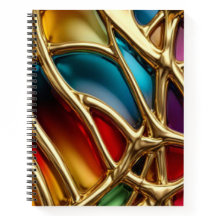 Golden Love #454 - Spiral Notebook
