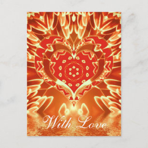 Golden Love Postcard