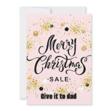 Golden lucky star, black artistic word Merry Chris