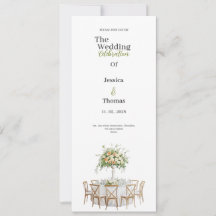 golden luxury white wedding invitation