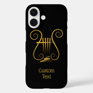 Golden Lyre iPhone 16 Case