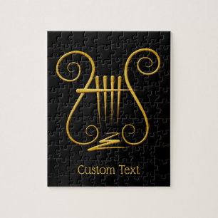 Golden Lyre Jigsaw Puzzle