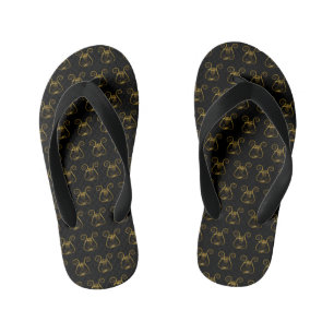 Golden Lyre Kid's Thongs