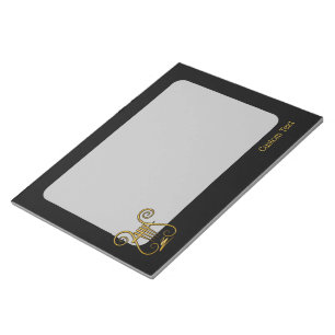 Golden Lyre Notepad