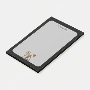 Golden Lyre Post-it Notes