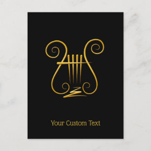 Golden Lyre Postcard