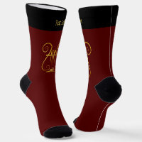 Golden Lyre Socks