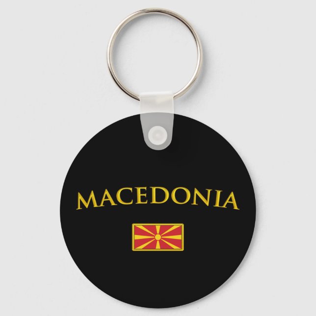 Golden Macedonia Key Ring (Front)