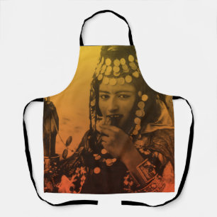 Golden Maghreb Ouled Naïl Berber Girl Female Woman Apron