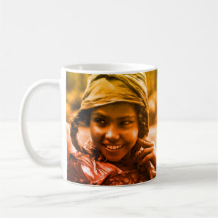 Golden Maghreb Tunisian Djerba girl woman Coffee M Mug