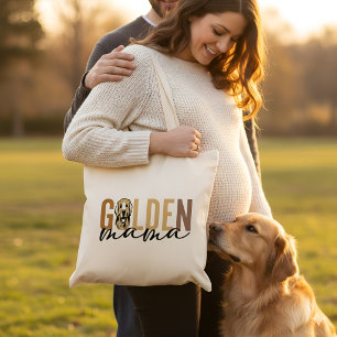 Golden Mama Golden Retriever Mum to be Tote Bag