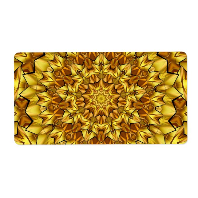 Golden Mandala Antique Abstract Design-63495 (Front)