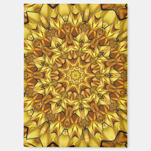Golden Mandala Antique Abstract Design-63495 Magnet