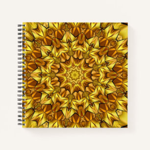 Golden Mandala Antique Abstract Design-63495 Notebook