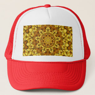Golden Mandala Antique Abstract Design-63495 Trucker Hat