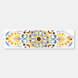Golden Mandala Bumper sticker