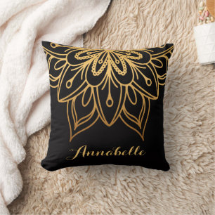 Golden Mandala Cushion