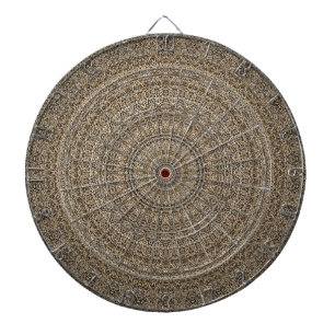 Golden Mandala Dartboard