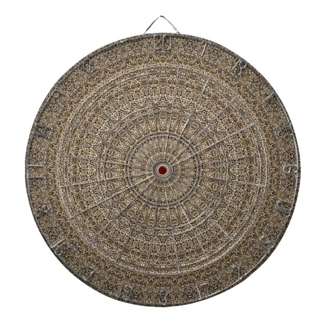 Golden Mandala Dartboard (Front)
