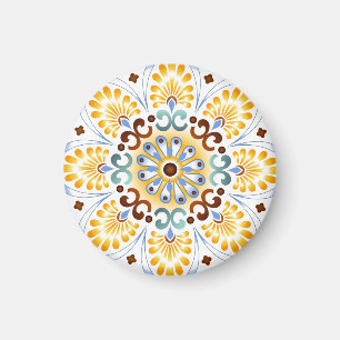 Golden Mandala Magnet