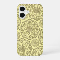 Golden Mandala Mosaic Pattern Phone Case
