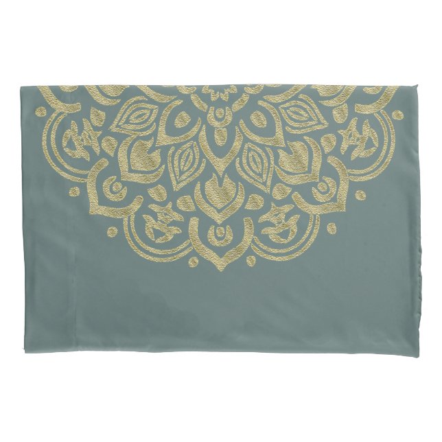 Golden Mandala - Pillowcase (Front)