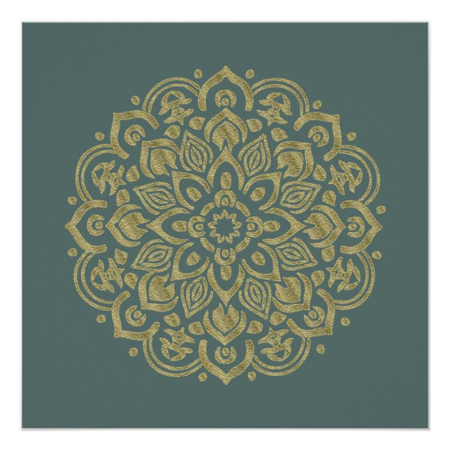 Golden Mandala - Poster (Front)