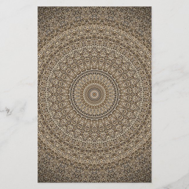 Golden Mandala Stationery (Front)