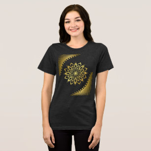 Golden Mandala Women's T-Shirt Tri-Blend Shirt