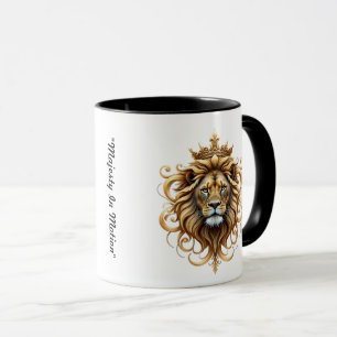 "Golden Mane Majesty" Mug