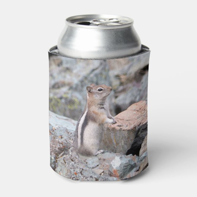 Golden-Mantled Ground Squirrel at Glacier II Can Cooler (Can Front)