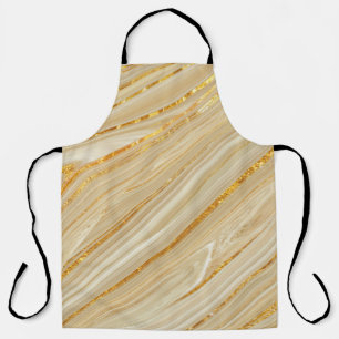 Golden marble: luxurious texture background. apron