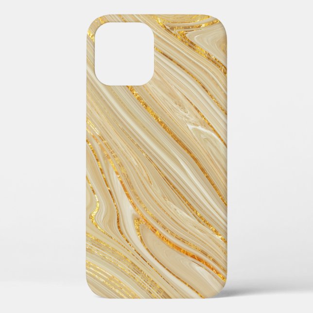 Golden marble: luxurious texture background. Case-Mate iPhone case (Back)