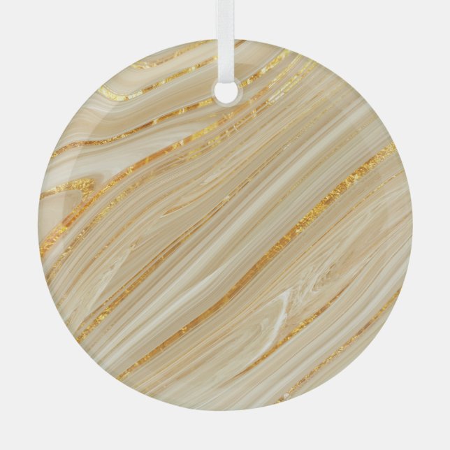 Golden marble: luxurious texture background. glass tree decoration (Front)