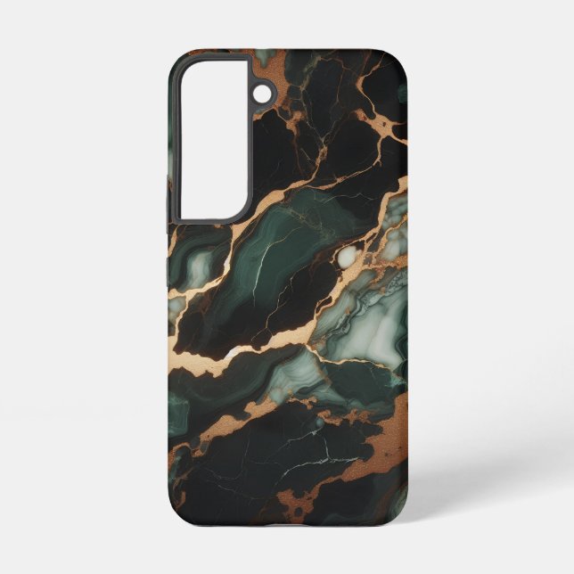 Golden Marble Luxury Case For Samsung (Back)