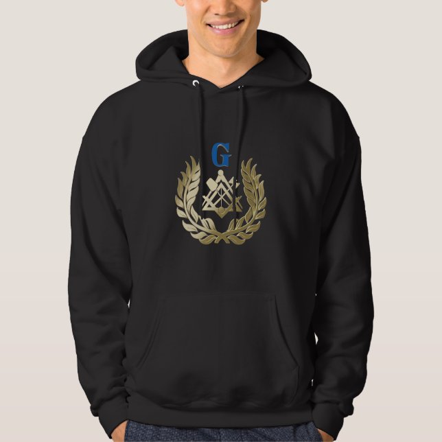 Golden masonry symbol hoodie (Front)