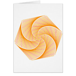 Golden Math Flower Card