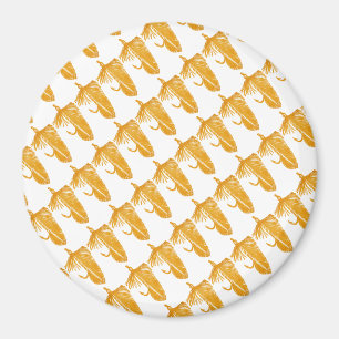 "Golden Matuka Streamer" Tiled Trout Fly Magnet