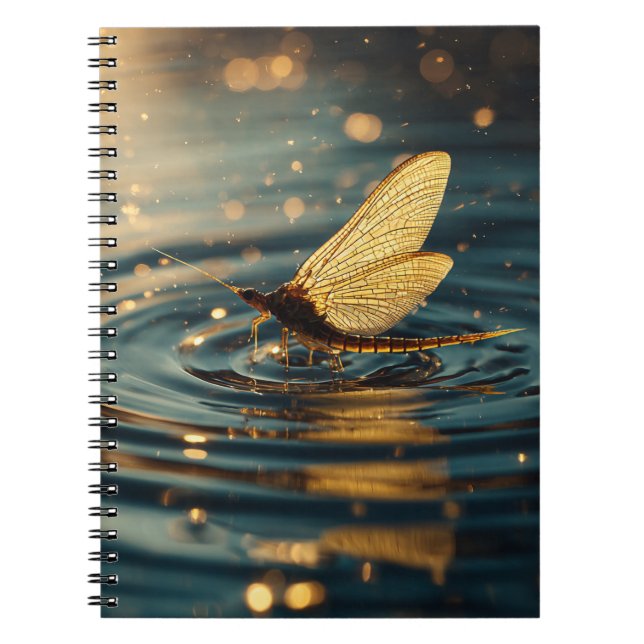 Golden Mayfly Water Notebook (Front)