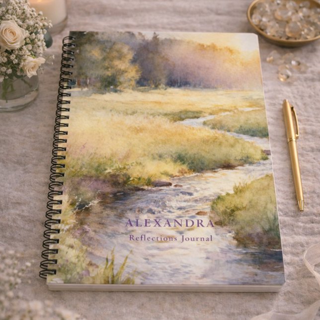 Golden Meadow Personalised Reflections Journal (Creator Uploaded)