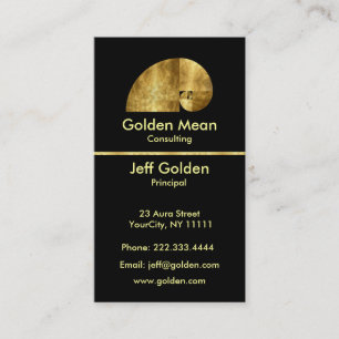 Golden Mean Business Card