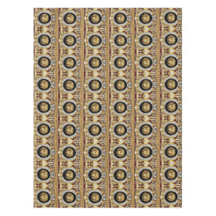 Golden Medusa Gems Tablecloth