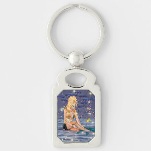 Golden Mermaid Key Ring