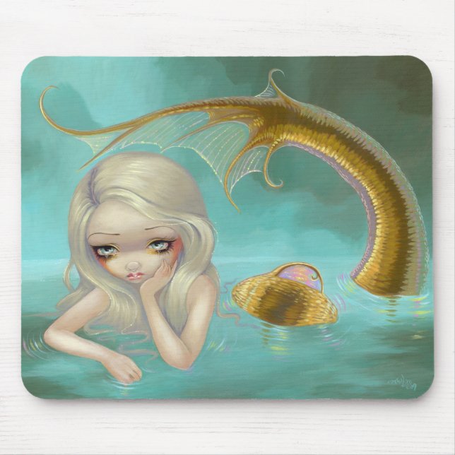 "Golden Mermaid" Mousepad (Front)